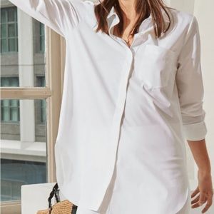 Lysse white button down blouse
